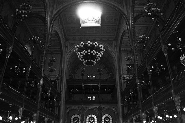 Interior Gran Sinagoga Budapest