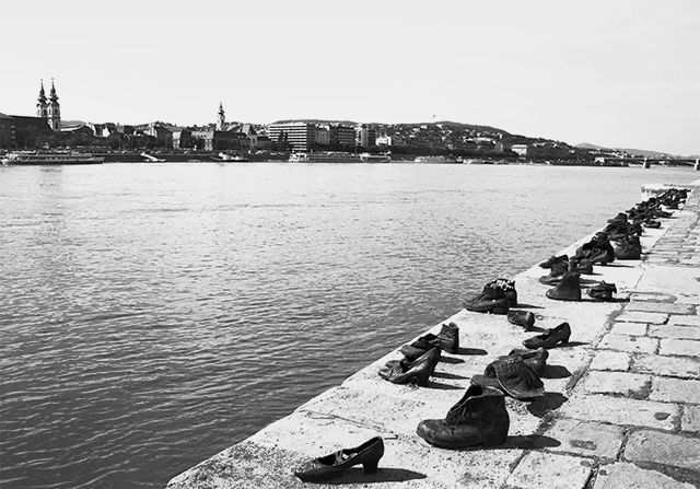Zapatos judíos memorial Danubio Budapest