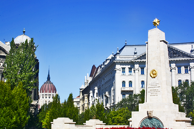 Panorámica Plaza de la Libertad Budapest