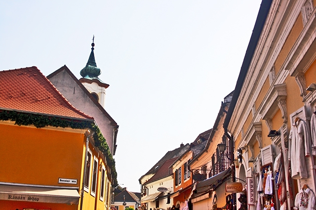 Calles y casas barrocas Szentendre