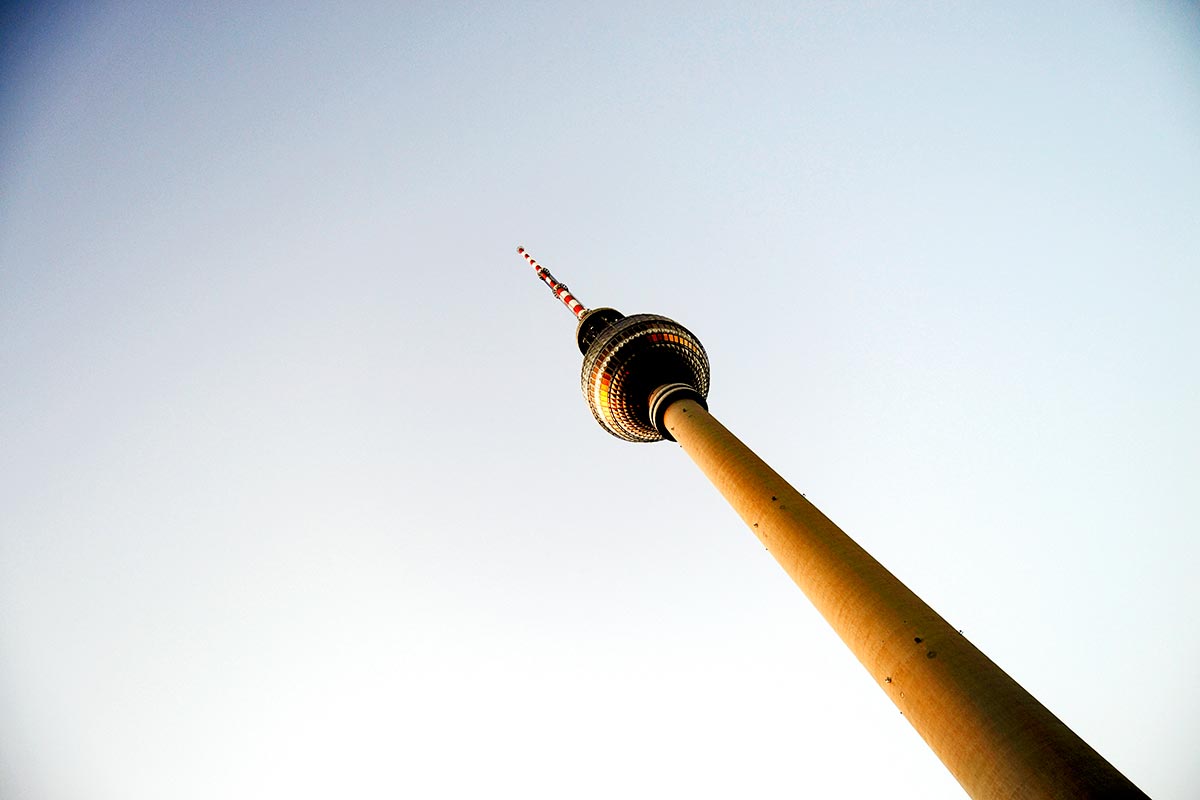 Torre de la Televisión Fernsehturm Berlín Alemania