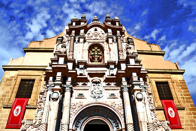 Fachada Basílica Santuario Caravaca de la Cruz Murcia