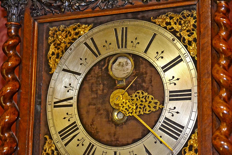 Reloj pared agujas oro Museo del reloj Zaanse Schaans